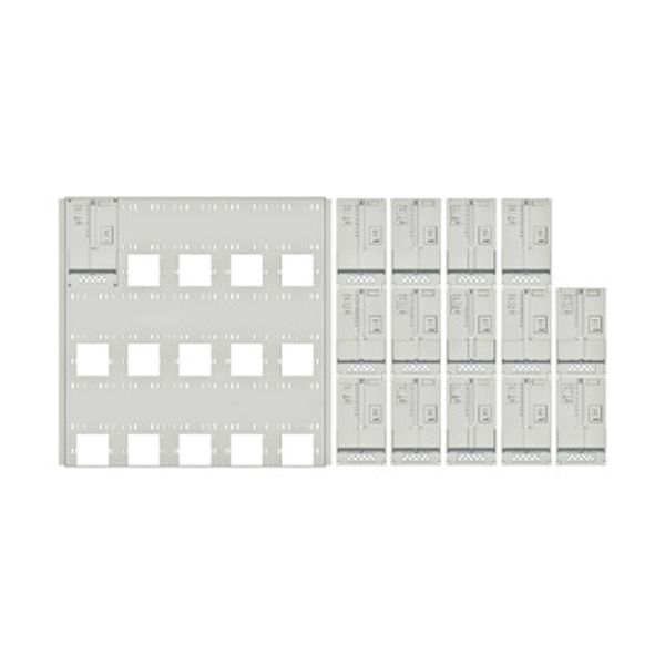 Set Meter box insert 3-rows, 15 meter boards/24Modul heights image 1