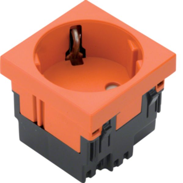 socket outlet 1-g Rastec 33° orange image 1