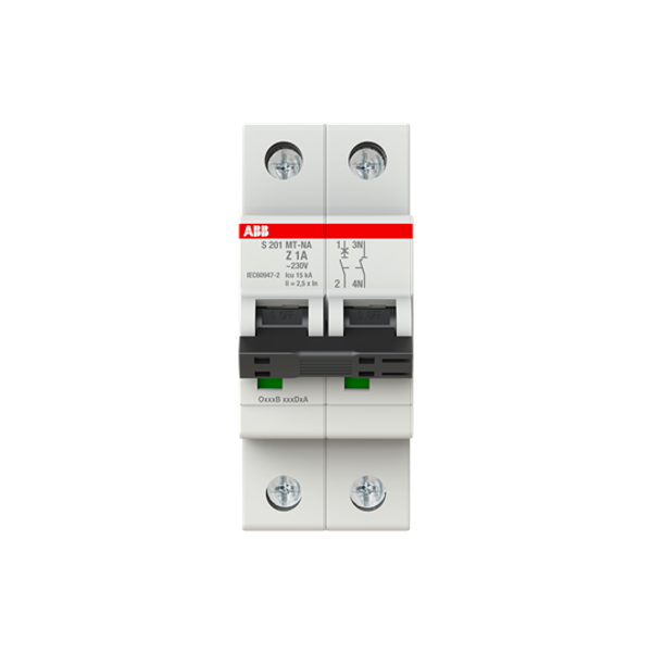 S201MT-Z1NA Miniature Circuit Breakers MCBs - 1+NP - Z - 1 A image 5