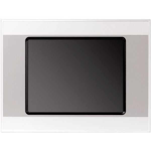 Single touch display, 10-inch display, 24 VDC, 640 x 480 px, 2x Ethernet, 1x RS232, 1x RS485, 1x CAN, 1x DP, PLC function can be fitted by user image 5