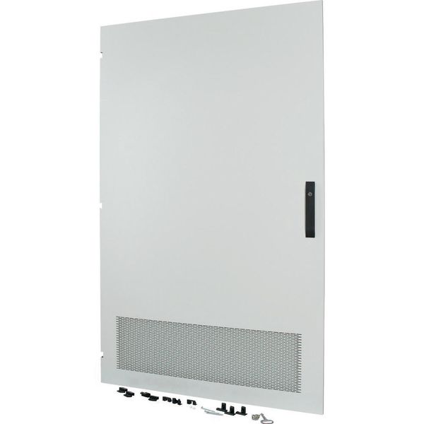 Section wide door, ventilated, left, HxW=1625x995mm, IP31, grey image 3