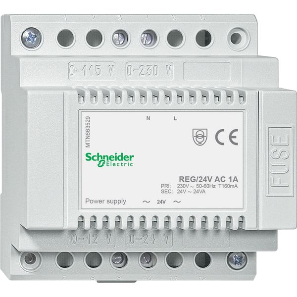 Power supply REG, AC 24 V/1 A, light grey image 2