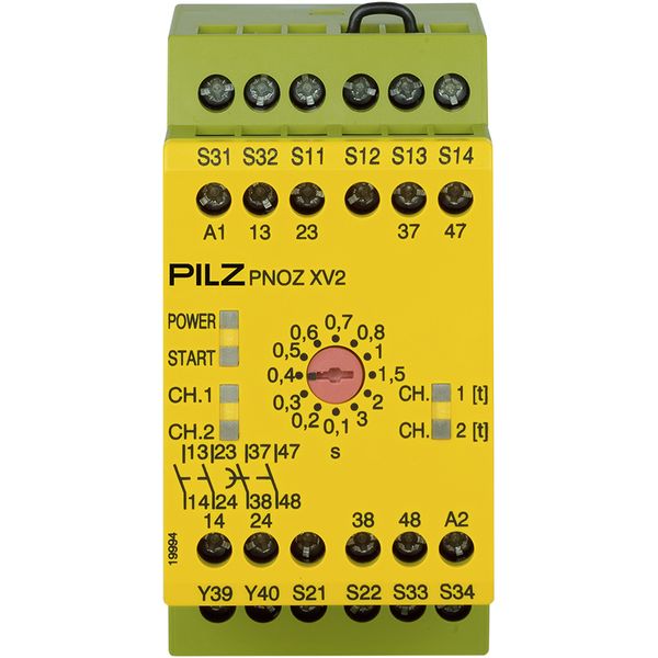 PNOZ XV2 3/24VDC 2n/o 2n/o t image 1