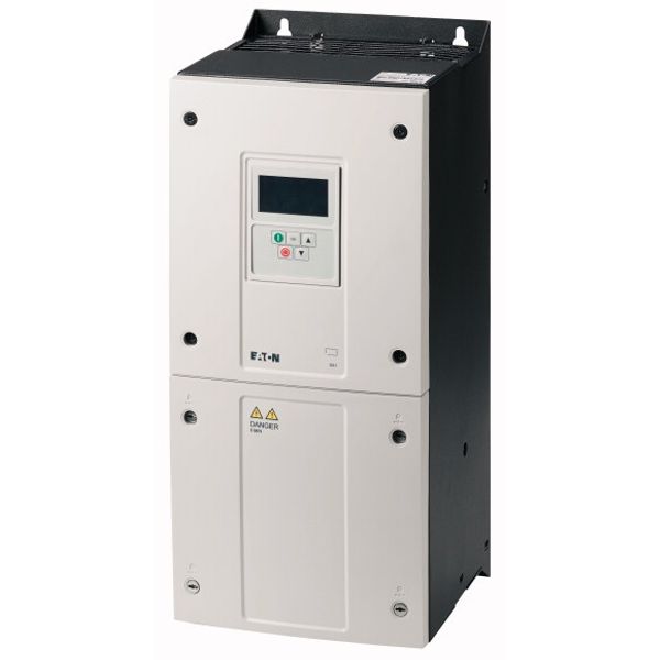 Variable frequency drive, 230 V AC, 3-phase, 72 A, 18.5 kW, IP55/NEMA 12, Radio interference suppression filter, OLED display, DC link choke image 1