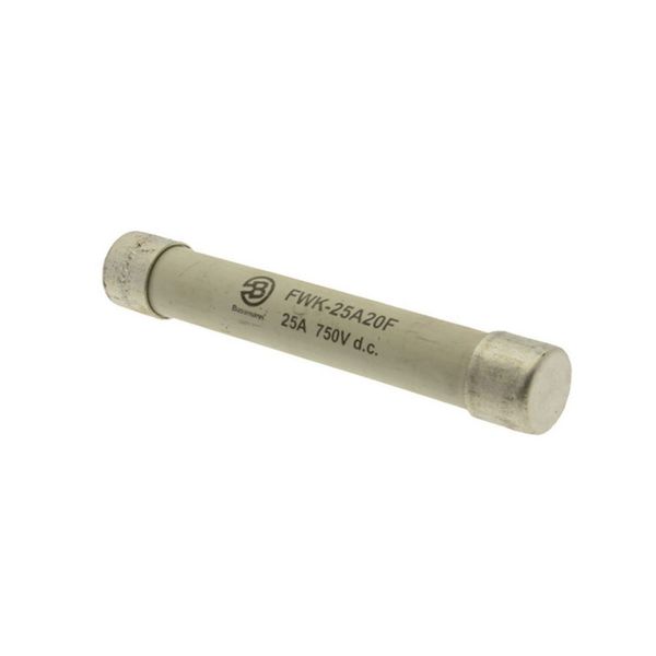 Fuse-link, high speed, 25 A, AC 750 V, DC 750 V, 20 x 127 mm, aR, IEC image 8