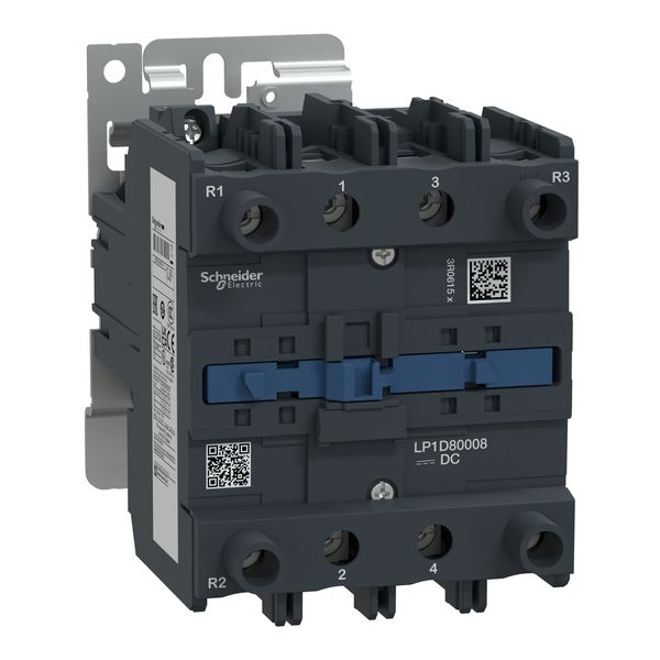 TeSys Deca contactor, 4P(2NO/2NC), AC-1, 440V, 125A, 24V DC coil,screw clamp terminals image 3