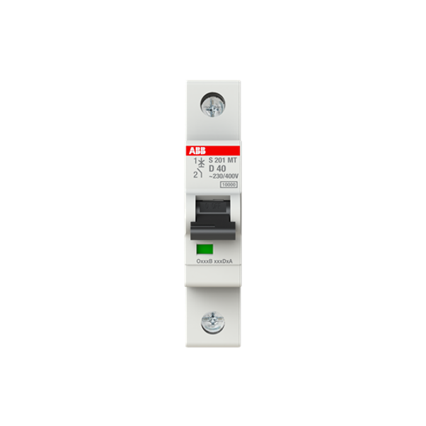 S201MT-D40 Miniature Circuit Breakers MCBs - 1P - D - 40 A image 3