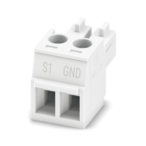 MC 1,5/ 2-ST-3,81 WH BD:S1,GND - PCB connector image 1