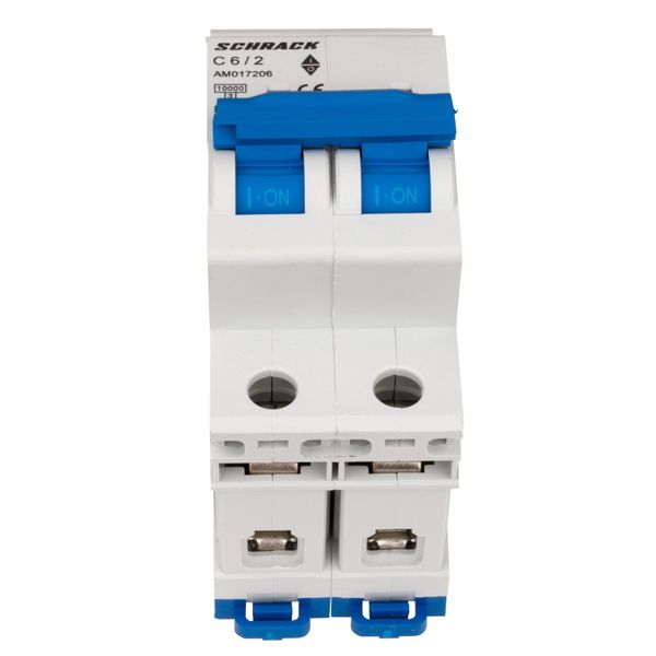 Miniature Circuit Breaker (MCB) AMPARO 10kA, C 6A, 2-pole image 5