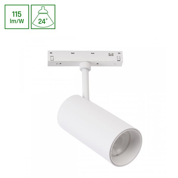 SYSTEM SHIFT BASIC - SPOT L LUMINAIRE  DIRECTIONAL 55X120X180MM 20W 4000K WHITE image 1