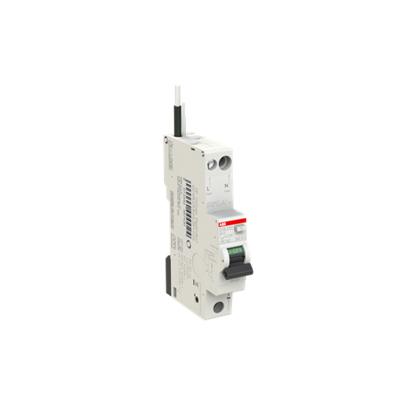 DSE201 B10 AC30 - N Black Residual Current Circuit Breaker with Overcurrent Protection image 2