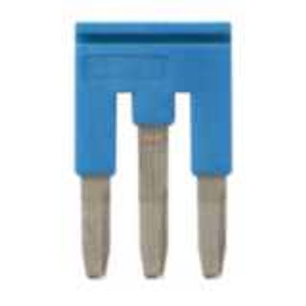 Short bar for terminal blocks 2.5 mm² push-in plus models, 3 poles, bl image 2