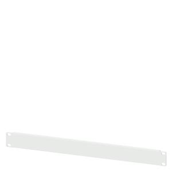 SIVACON, cover, for 19" frame, 1 HU, RAL7035 image 1