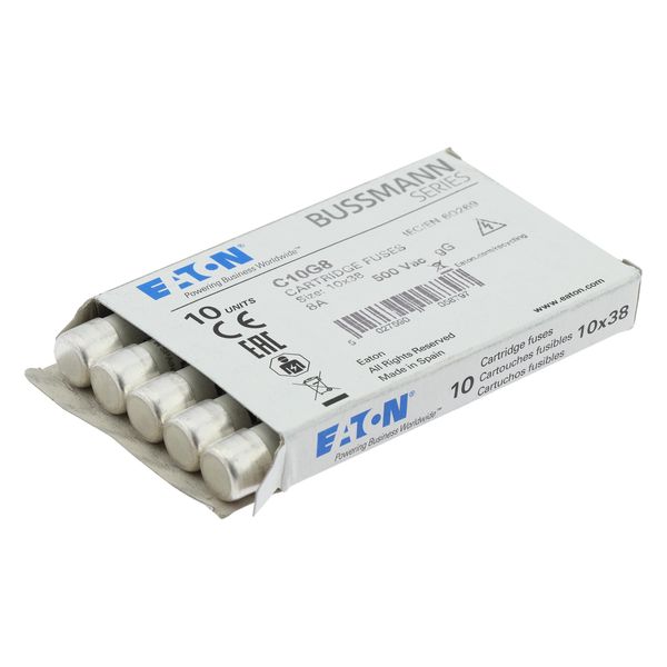 Fuse-link, LV, 8 A, AC 500 V, 10 x 38 mm, gL/gG, IEC image 15