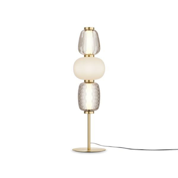 Modern Pattern Table lamp Gold image 1
