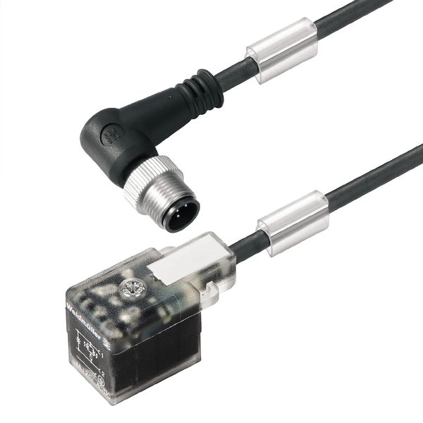 Valve cable (assembled), 90&deg; plug - valve plug, DIN design B (10 m image 1