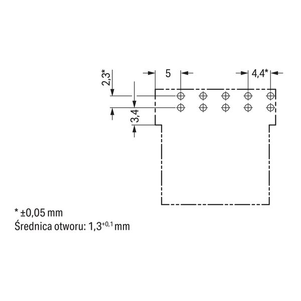 Socket for PCBs angled 5-pole gray image 7