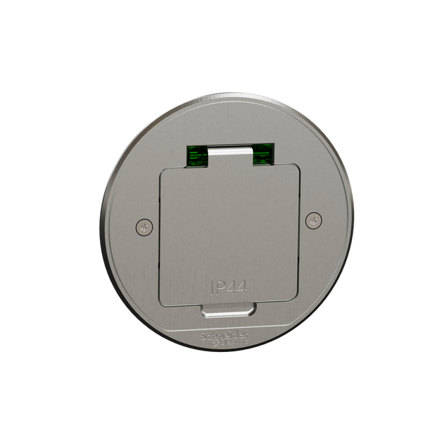Socket-outlet, Unica System+, complete product Schuko IP44 grey INS52101 image 4