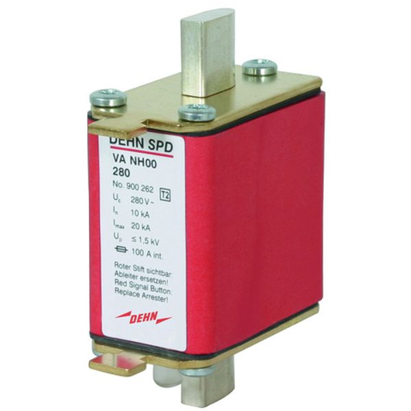 Surge arrester Type 2 / single-pole 280V a.c. for NH00 fuse holders image 1