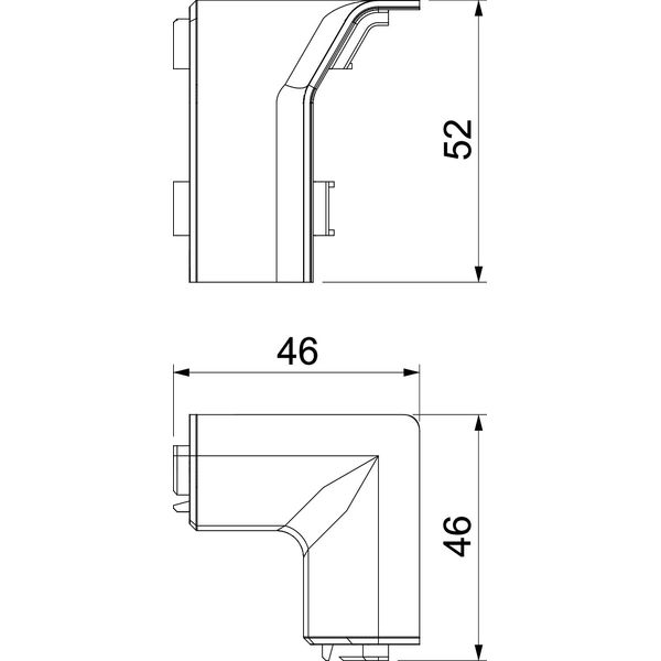 SL IE2050 rws Internal corner SL 20x50 9010 image 2