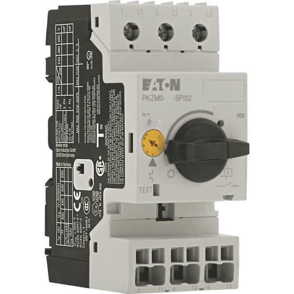 Motor-protective circuit-breaker, 2.2 kW, 4 - 6.3 A, Feed-side screw terminals/output-side push-in terminals, MSC image 15