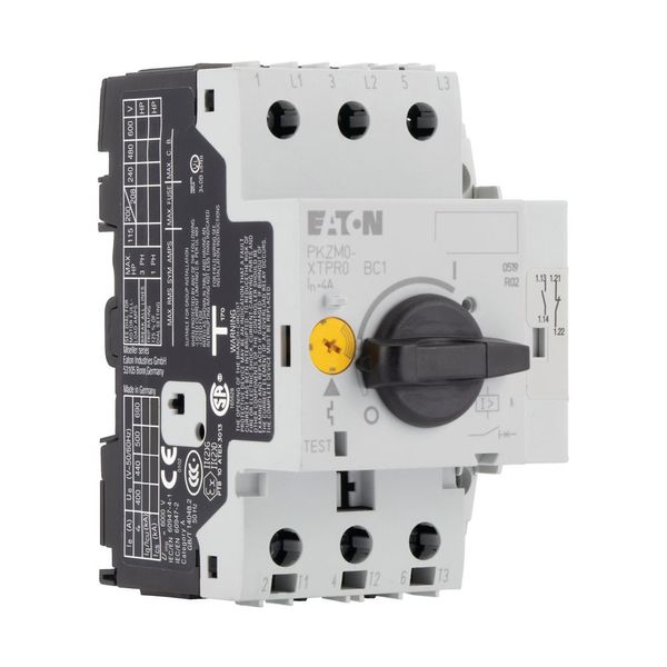 Motor-protective circuit-breaker, 3p+1N/O+1N/C, Ir=6.3-10A, screw conn image 10