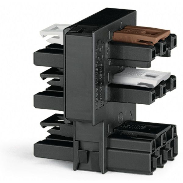 Distribution connector for switches Single-pole switch and series circ image 1