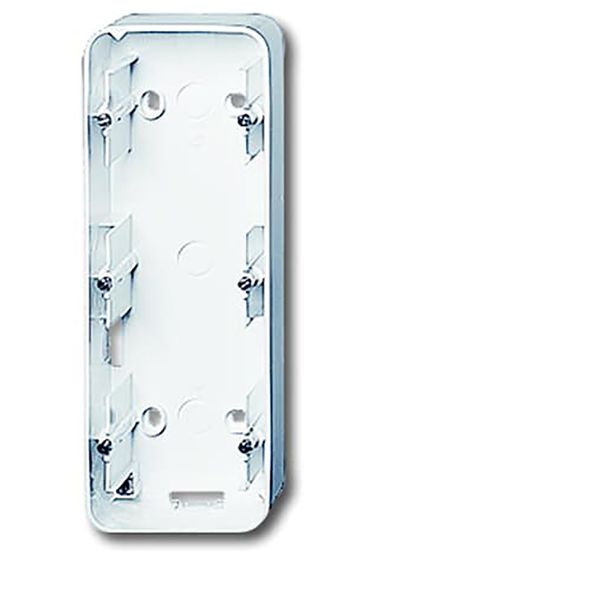 1703-24G Cover Frames Surface-mounted, dry Studio white image 1