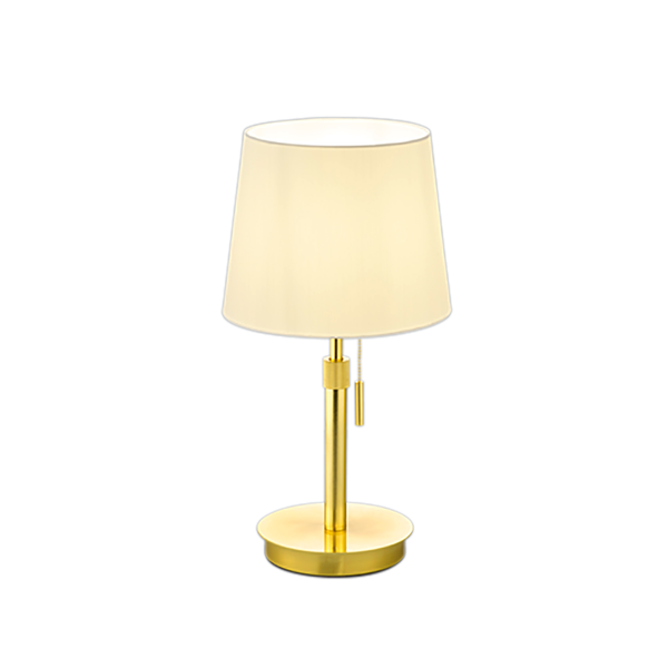 Lyon table lamp E27 matt brass image 1