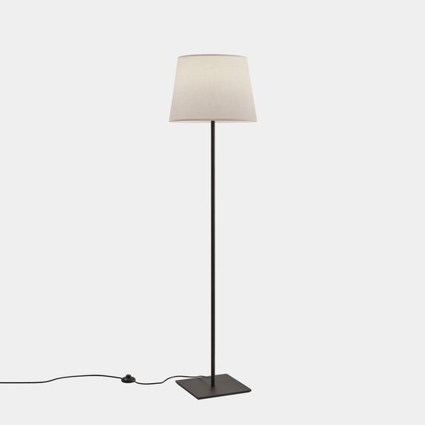 Floor lamp Metrica Square E27 100W Black image 1