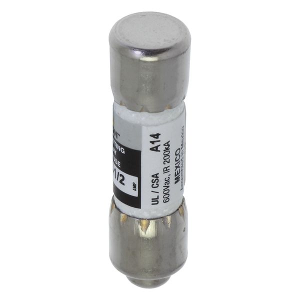 Fuse-link, LV, 1.5 A, AC 600 V, 10 x 38 mm, 13⁄32 x 1-1⁄2 inch, CC, UL, time-delay, rejection-type image 16