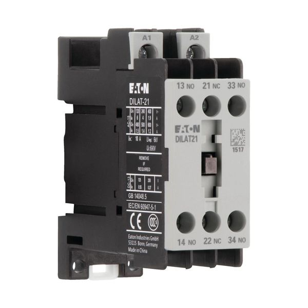 Contactor relay, 24 V DC, 2 N/O, 1 NC, Screw terminals, DC operation image 7