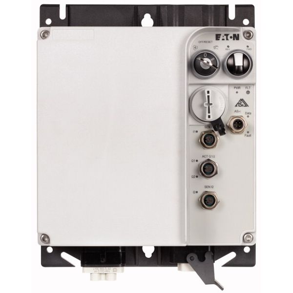 Reversing starter, 6.6 A, Sensor input 2, Actuator output 1, 400/480 V AC, AS-Interface®, S-7.A.E. for 62 modules, HAN Q4/2 image 1