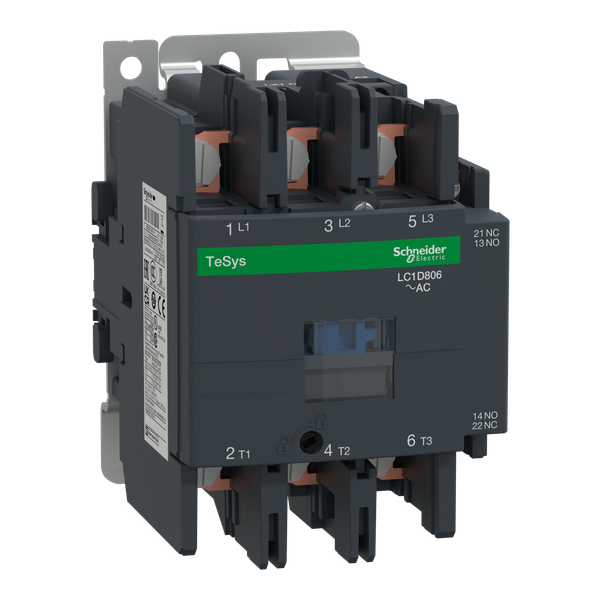 TeSys Deca contactor, 3P(3NO), AC-3/AC-3e, 440V, 80 A, 230V AC 50/60 Hz coil,screw clamp terminals image 4