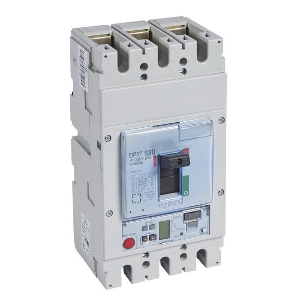 MCCB DPX³ 630 - S2 elec release + central - 3P - Icu 36 kA (400 V~) - In 500 A image 1