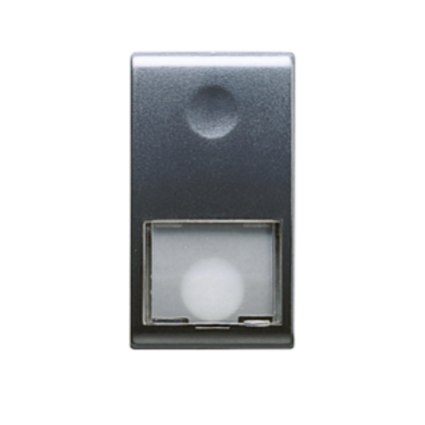 INTERCHANGEABLE PUSH-BUTTON - 25x45mm - 1 MODULE - GENERAL WITH LABEL (13x19mm) - PLAYBUS image 1