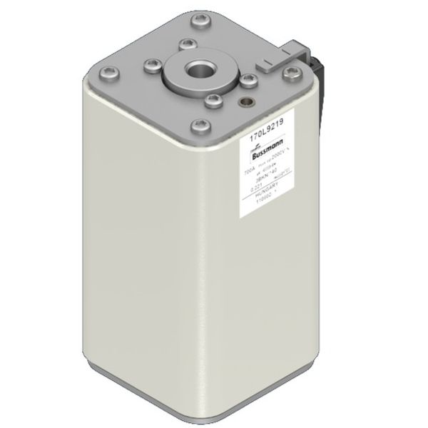 Fuse-link, high speed, 700 A, AC 2000 V, Size 3, 74 x 90 x 143 mm, aR, IEC, single indicator image 3