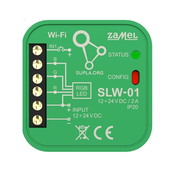 RGB LED Wi-Fi controller type: SLW-01 image 1