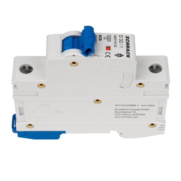 Miniature Circuit Breaker (MCB) AMPARO 10kA, D 32A, 1-pole image 6