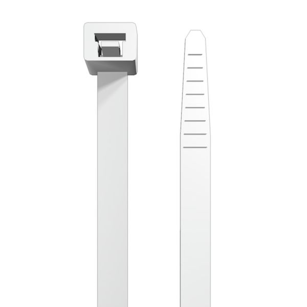 Cable tie, 4.8 mm, Polyamide 66, 220 N, white image 2
