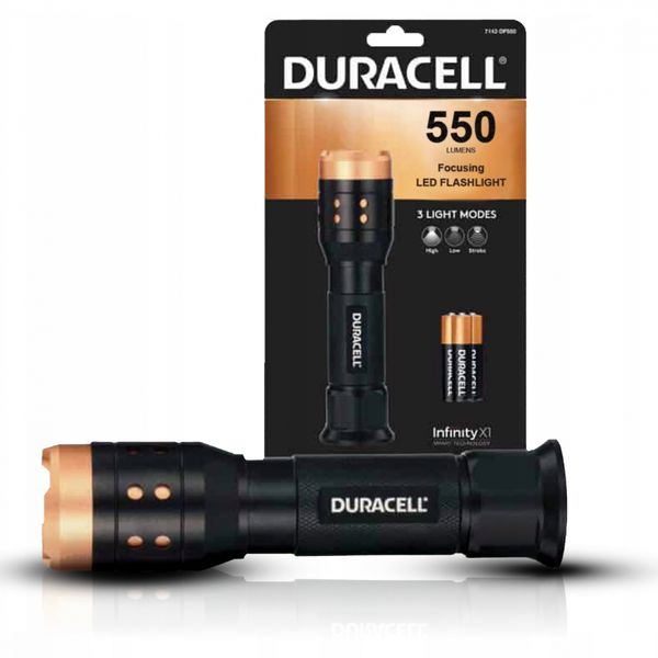 DURACELL 7142 Flashlight Aluminium Focusing 550lm incl. 3xAAA BL1 image 1