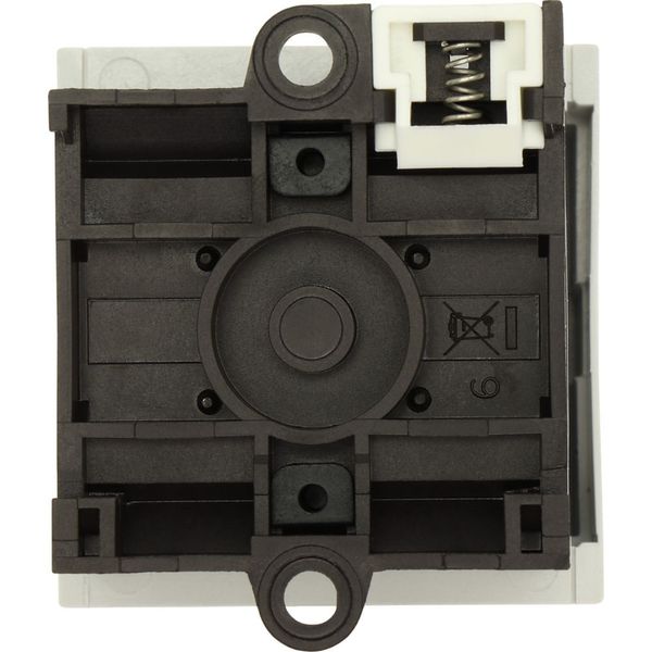 On-Off switch, T0, 20 A, service distribution board mounting, 4 contact unit(s), 8-pole, with black thumb grip and front plate image 10