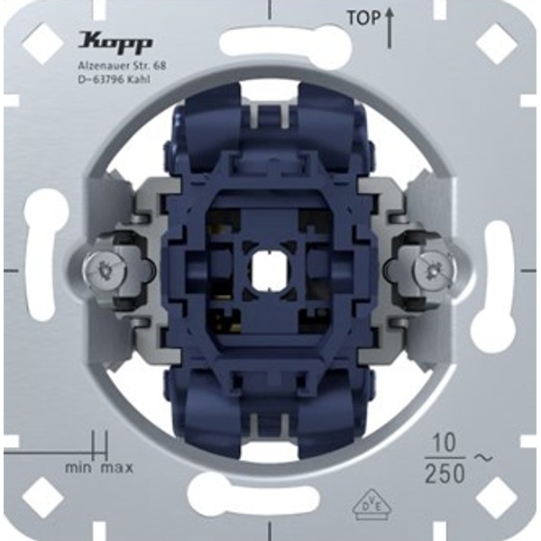 Pushbutton switch socket (change-over) w image 1