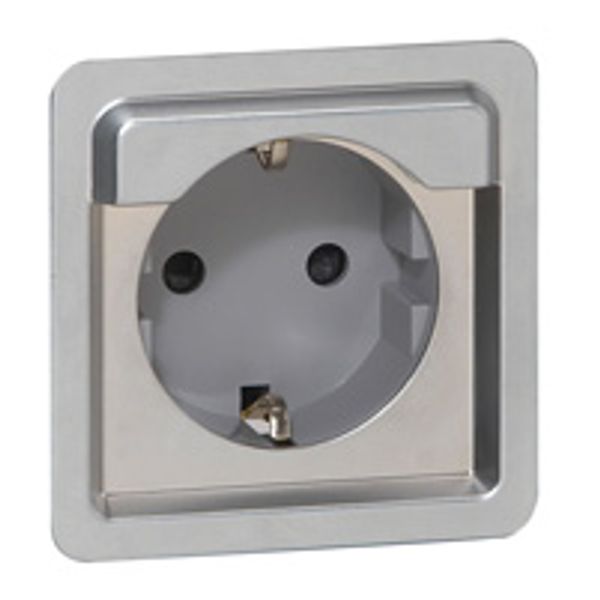 Socket outlet Soliroc - German - 2P + E - screw terminals - no cover - IP 20 image 1