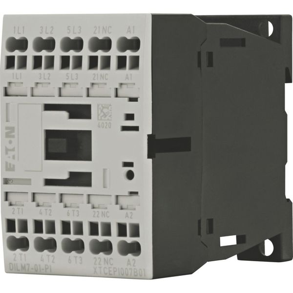 Contactor, 3 pole, 380 V 400 V 3 kW, 1 NC, 24 V 50/60 Hz, AC operation, Push in terminals image 7
