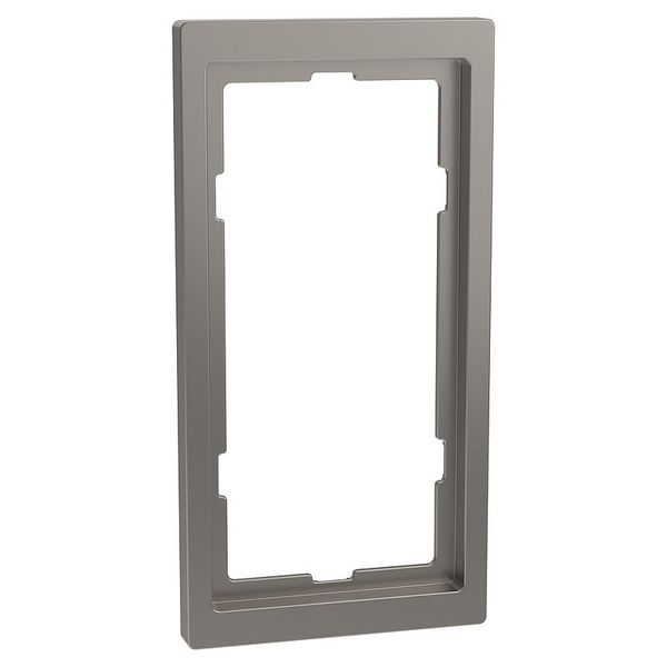 D-Life frame, 2-way for razor socket, nickel metallic image 1