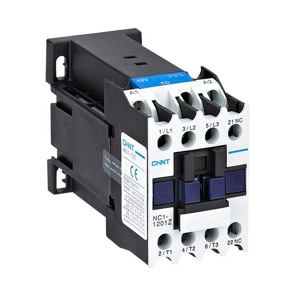 Contactor 3P 12A/AC3 1NA 48Vcc (NC1-3-12Z-10-48) image 1