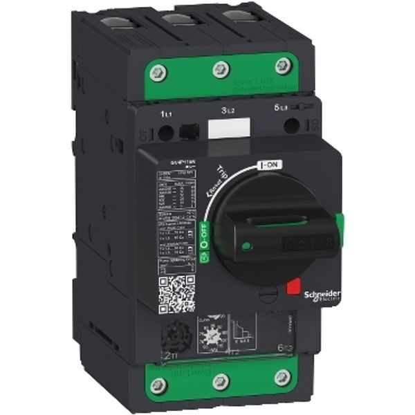 Motor circuit breaker, TeSys GV4, 3P, 50A, Icu 25kA, thermal magnetic, Everlink terminals image 2