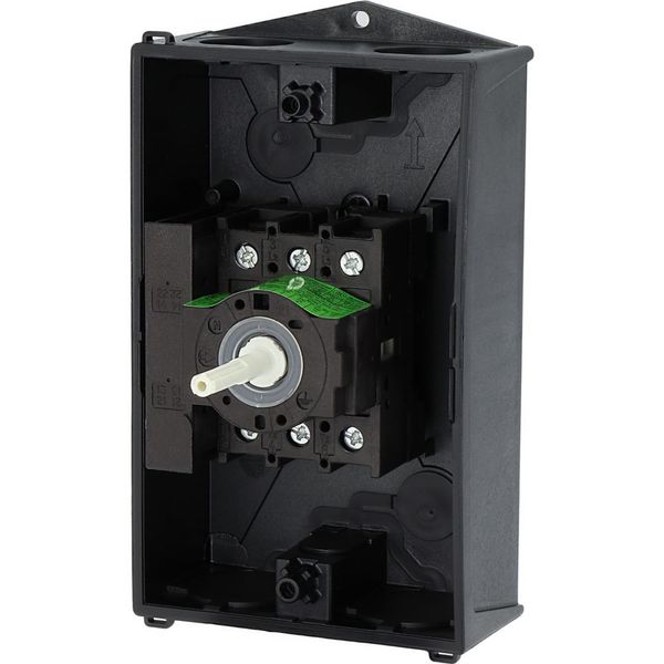 Safety switch, P1, 32 A, 3 pole, 1 N/O, 1 N/C, STOP function, With black rotary handle and locking ring, Lockable in position 0 with cover interlock, image 54