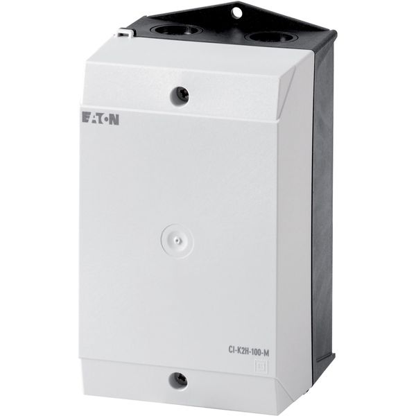 Insulated enclosure, HxWxD=160x100x100mm, +mounting plate image 3